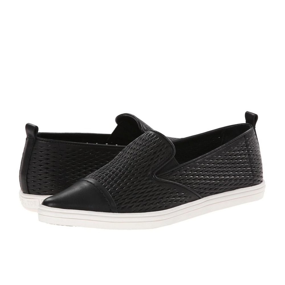 Rachel Zoe Chandler Calf Leather Slip On Sneakers